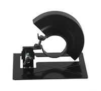 Adjustable Metal Angle Grinder Stand Holder with Protective Cover for 5.43" Grinders, Black