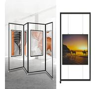 Adjustable Metal Art Easel & Movable Display Rack - 8-Piece Set for Canvas, Posters & Artwork - Folding Billboard Stand, 100x250cm/39.4x98.4in, Perfect for Events & Exhibitions