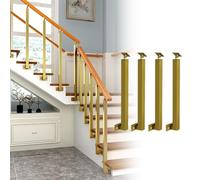 Adjustable Metal Baluster Columns for Stairs, 270° Angle Wall-Mounted Bracket, Durable Railing Support for Home Renovation