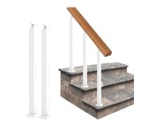 Adjustable Metal Baluster Columns for Stairs, 270° Angle Wall-Mounted Bracket, Durable Railing Support for Home Renovation