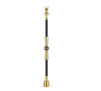 Adjustable Metal Balusters for Stairway, 10 Pcs Aluminum Alloy Spindles with 180° Adjustable Top for Enhanced Safety and Modern Style, Perfect for Indoor Staircases