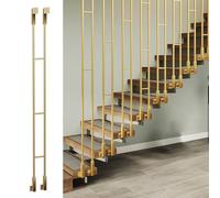 Adjustable Metal Balusters & Guardrail Columns - Modern Safety Spindles for Home & Commercial Decor - Durable Side-Mounted Design to Prevent Falls