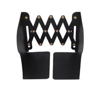 Adjustable Metal Book Ends, Sturdy Book Stopper for Desk Bookshelf, 1 Pack | Flexible Expandable Mechanism, Durable Iron Build, Holds Books DVDs Magazines