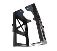 Adjustable Metal Bracket Under The Table, Concealed Desktop CPU Holder, Under Desk Computer Mount, 17/17/8cm, Space-Saving, Stable Construction, for Cable Management