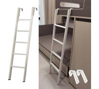 Adjustable Metal Bunk Bed Ladder with Hooks - 50"/55"/63" Replacement for Adults, Short Climbing Step for Campers, Sturdy Design, Multiple Color Options Available