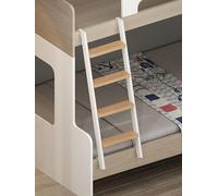 Adjustable Metal Bunk Bed Ladder with Wide Rungs for Secure Climbing, Ideal for Dorm, Loft, Twin, and Camper Beds