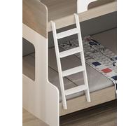 Adjustable Metal Bunk Bed Ladder with Wide Rungs for Secure Climbing, Ideal for Dorm, Loft, Twin, and Camper Beds