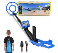 Adjustable Metal Detector for Kids with Extendable 79cm Rod Lightweight 1.2lbs Treasure for Outdoor Use Detects Metals Up to 10cm Depth Coin Detection Metal Tool