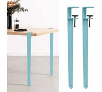 Adjustable Metal Dining Table Clamp Legs - Set of 4 Sturdy Iron Legs for DIY Furniture Projects - Ideal for Coffee Tables and Consoles