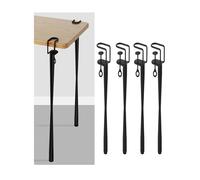 Adjustable Metal F Clamp Table Legs for DIY Desks and Bars, Perfect for Coffee Tables and Workstations, 4 Pack