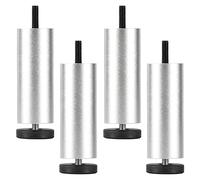 Adjustable Metal Furniture Legs, 4 Pcs, Anti-Slip Wear Resistant Replacement Legs for Sofa, Cabinet, Desk, 10cm Height