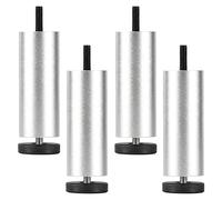 Adjustable Metal Furniture Legs, 4 Pcs, Anti-Slip Wear Resistant Replacement Legs for Sofa, Cabinet, Desk, 10cm Height
