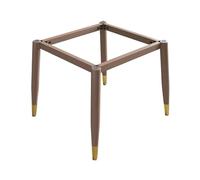Adjustable Metal Furniture Legs Kit for Modern Dining Table - 45cm Base with Suction Cup & Screw for Marble, Glass, or Wood Tops - Stylish Home Upgrade