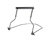 Adjustable Metal Harmonica Neck Holder for 10 Hole, Hands Harmonica Rack with Soft Rubber Tubes, Universal Fit for All Major Brands