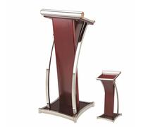 Adjustable Metal Lectern Podium Stand for Church Classroom Office & Studio Slanted Top Shelf Ideal for Reading & Laptop Use Durable and Stylish Design