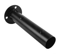 Adjustable Metal Patio Umbrella Base with Sturdy Mounting Bracket for Garden and Deck Umbrellas Offering Wind Resistant Stability (B)