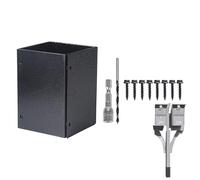 Adjustable Metal Post Base Concrete Post Holder with Screws Ideal for Deck Railings Mailboxes Wooden Fences Ground Support for Outdoor Projects