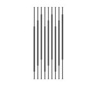 Adjustable Metal Post Room Divider | Wall Protector & Separator | Versatile ion Column Set for Home & Office Space Management