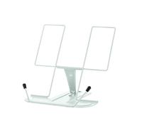 Adjustable Metal Recipe Book Stand - Portable Cookbook Holder for Kitchen Decor & Desktop Use - Ideal for Cooking, Reading, and Displaying