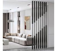 Adjustable Metal Room Divider Partition Column for Space Separation Without Drilling