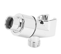 Adjustable Metal Shower Bracket - Handheld Shower Head Mount Holder for Shower Arms and Slide Bars, Durable Adjustable Shower Arm Mount with Secure Grip
