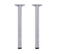 Adjustable Metal Table Legs 20-130 cm 0-30 mm Height 6 Colors Includes Screws & Screwdriver DIY Cabinet Office Kitchen Dining Table - Set of 2 (60 cm)