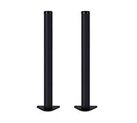 Adjustable Metal Table Legs DIY 20-130cm Set of 2 (90cm Black) with Screws & Screwdriver for Office Kitchen Dining Tables - 6 Colors Available Cabinet Legs