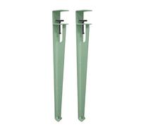 Adjustable Metal Table Legs, F-shaped Clamp Design with Floor Protectors, No Punching Needed, for DIY Dining Desks