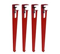 Adjustable Metal Table Legs, F-shaped Clamp Design with Floor Protectors, No Punching Needed, for DIY Dining Desks