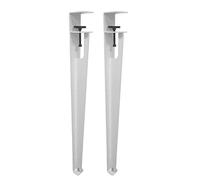 Adjustable Metal Table Legs, F-shaped Clamp Design with Floor Protectors, No Punching Needed, for DIY Dining Desks