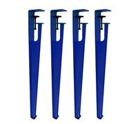 Adjustable Metal Table Legs, F-shaped Clamp Design with Floor Protectors, No Punching Needed, for DIY Dining Desks