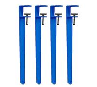Adjustable Metal Table Legs for DIY Coffee Table & Console, Iron Desk Legs, No Punching Design, Durable, Protects Desktop, Modern White