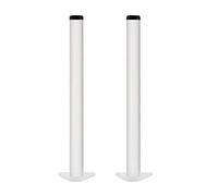 Adjustable Metal Table Legs for DIY - Set of 2 (120 cm) - Height Adjustable 20-130 cm Perfect for Office Kitchen Dining Tables - Includes Screws & Screwdriver