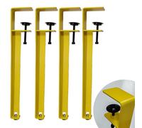 Adjustable Metal Table Legs ,No Punching Design with Floor Protectors for DIY Coffee Table or Worktop