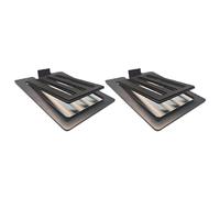 Adjustable Metal Tilting Stands for 2-2.7 Inch Computer Speaker Stands, Durable Vibration Absorption Construction - Anti-Vibration Stands for Desktop