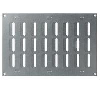 Steinberg14 Galvanised Steel 300x200mm / 12x8 inch Adjustable Sliding Hit and Miss Ventilation Grille - Metal Air Vent Cover