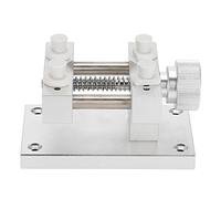 Adjustable Metal Watch Case Holder Durable Watch Repair Tool for Watchmaker and Repairman, Solid Material, for Safe and Convenient Strap Removal or Movement Repair (Silver)