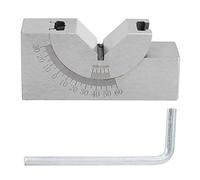 Adjustable Micro Angle Gauge, Precision Angle V Block for Milling Lathe, High Accuracy Industrial Tool with Stepless Adjustment, Clear Graduations for Woodworking and Metalworking