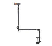 Adjustable Microphone Desk Stand with Table Clamp Heavy Duty Microphone Boom Arm with Cable Tie for Studio & Streaming Flexible Arm