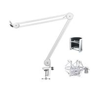 Adjustable Microphone Suspension Boom Scissor Arm Stand Metal Mic Stand Integrated Spring For Voice Over Artists Foldable Mic Boom