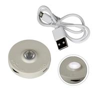 Adjustable Microscope Light Source for Biological Microscopes - 5V USB-Powered, 5500-6500K White Light, 0-100% Intensity Control, ABS Plastic Housing