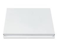 Adjustable Microwave Oven Stand with Pull-Out Tray, Countertop Metal Kitchen Rack Shelf, Extendable 39-62cm, Heavy Duty Storage for Ovens, Toasters & Appliances (White)