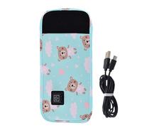 Adjustable Milk Warmer - Portable 3 Storm Bottle Cooler, Quick Heating System | User Friendly Design, Lightweight Protective Handle, Essential Outdoor Parenting, Accesso