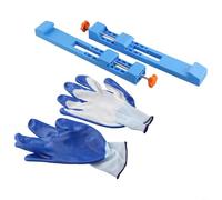 Adjustable Milling Positioning Clamp for Circular Saw Cutting Machine Base Edge Guide Compatible with 4 Inch Marble Cutter for Precise Woodworking Alignment and Stable Performance(B)