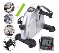 Adjustable Mini Exercise Bike Pedal Exerciser Arm Leg Cycle Machine Resistance VOGREX Black One Size