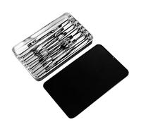 Adjustable Miniature Painting Holder, 12-Piece Base Stand Models, Hobby Painting Stand with Adjustable Height, Miniature Tool Stands for Crafts & Workshop, Ideal for School & Office Projects