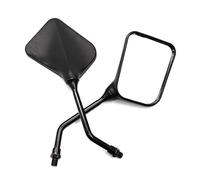 Adjustable Mirror 2Pcs/Pair Black Square Dual Sport Motorcycle Mirrors Side Mirrors For all Motorcycle