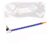 Adjustable Mist coolant Lubrication System Magnetic Basic coolant Oil Hose 8mm air CNC Lathe milling Machine Aluminum Block Base, Tube Length 400mm 7mm Round Nozzle