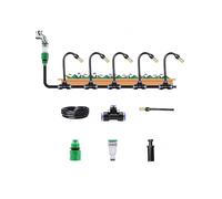 Adjustable Misting Nozzle for Automatic Plant Watering and Cooling in Gardens and Grow Tents, Easy Setup