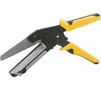 Adjustable Miter Shear, Professional Trunking Shears for Cutting Soft Wood and Plastic, Tool Snips and Crimpers for Insulation Work